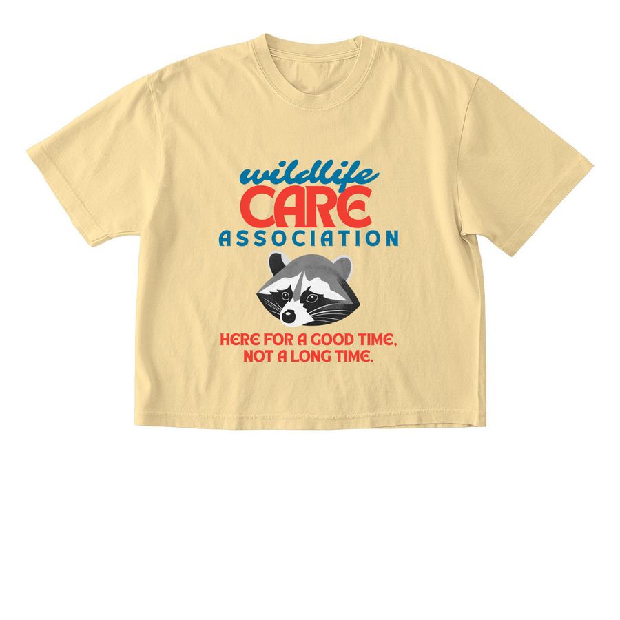 Here for a good time!, a Butter Comfort Colors Boxy Tee