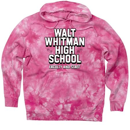 Collegiate Classic, a Pink Tie Dyed Pullover Hoodie