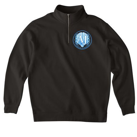 Ajs fall/winter&nbsp;, a Black Midweight Quarter Zip Pullover