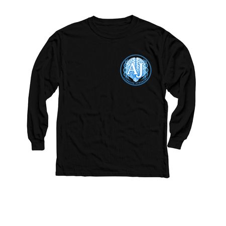 Ajs fall/winter&nbsp;, a Black Youth Long Sleeve Tee