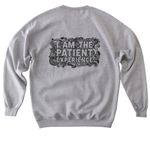 Color Me Patient Experience, a Sport Grey Softstyle Crewneck Sweatshirt (back-view)
