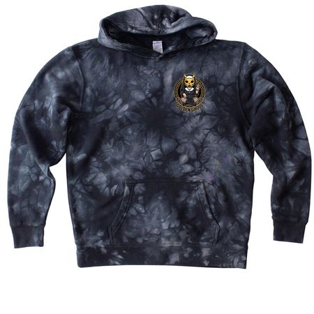 hey look some hoodies, a Black Youth Tie Dye Pullover Hoodie