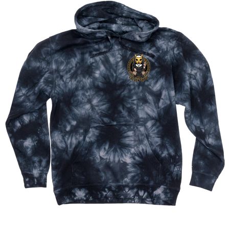 hey look some hoodies, a Black Tie Dyed Pullover Hoodie