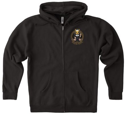 hey look some hoodies, a Black Heavyweight Zip Up Hoodie