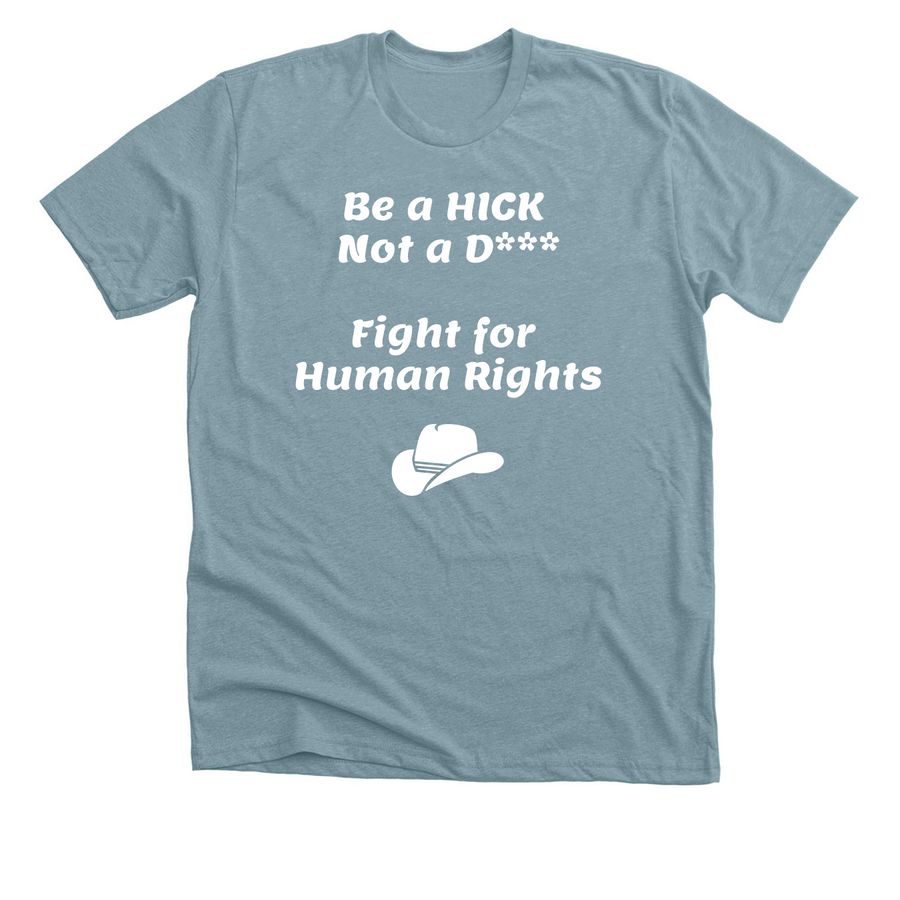 Social Justice T-Shirts, a Heather Blue Lagoon Premium Unisex Tee