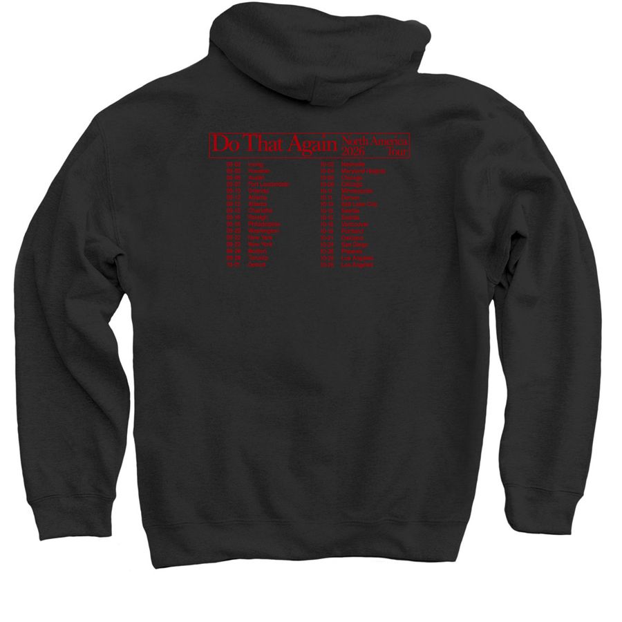 Official Nebraska Huskers Wrigley Field Home, a Black Pullover Hoodie (back-view)