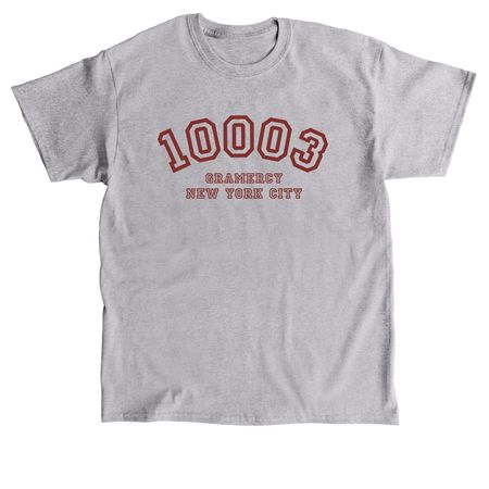 10003 Varsity Maroon, a Sport Grey Classic Unisex Tee