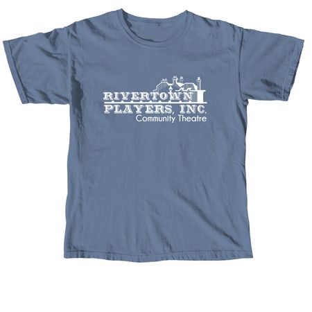 Rivertown Players Classic Tees, a Blue Jean Comfort Colors Unisex Tee