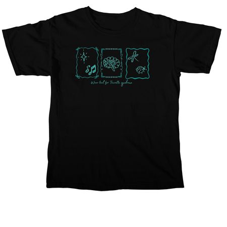 Wear Teal, a Black Comfort Colors Unisex Tee