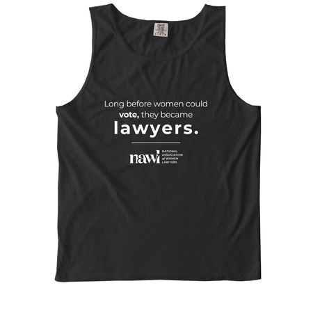 Before Women Could Vote Apparel, a Black Comfort Colors Tank Top