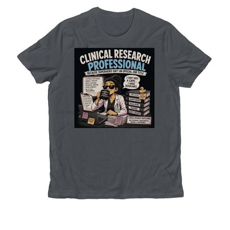 Powered by Clinical Research&nbsp;, a Terrain Grey Allmade Organic Cotton Unisex Tee