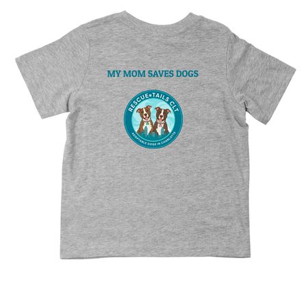 Toddler shirt, a Heather Toddler Tee (back-view)