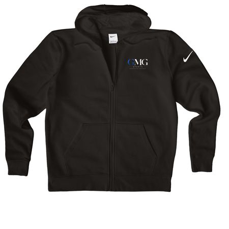 GMGSE GEAR UP, a Black Nike Women's Club Fleece Zip Up Hoodie