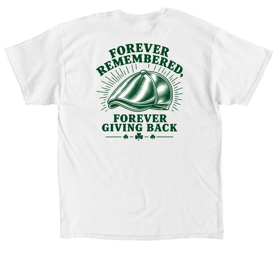 The Danny Rodgers Memorial Foundation, a White Classic Unisex Tee (back-view)