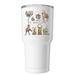 Beastly Mug, a White Insulated Tumbler