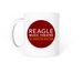 Circle Logo Mug, a White Coffee Mug (back-view)