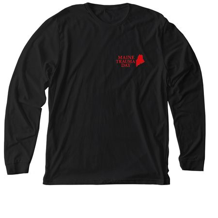 Maine Trauma Day 2026, a Solid Black Blend Premium Long Sleeve Tee