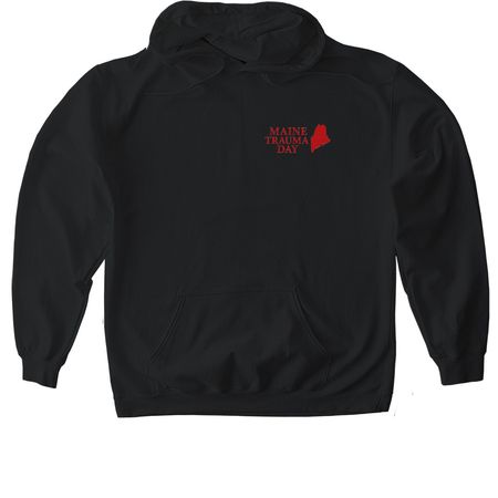 Maine Trauma Day 2026, a Black Gildan Softstyle Pullover Hoodie