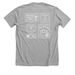 Kesem Songtime Stamps, a Athletic Heather Premium Unisex Tee (back-view)