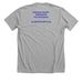 Project Insulin Essentials, a Athletic Heather Premium Unisex Tee (back-view)