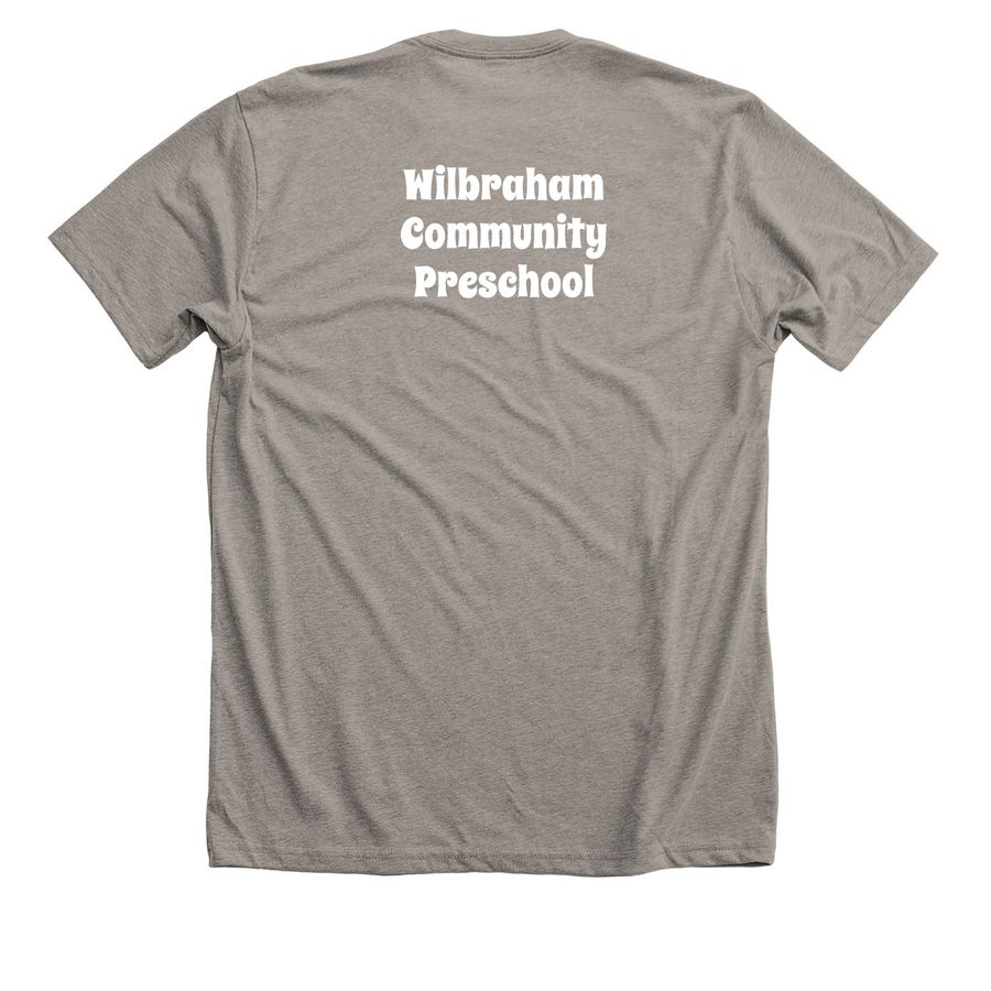 WCP Fall Spirit Wear, a Heather Stone Premium Unisex Tee (back-view)