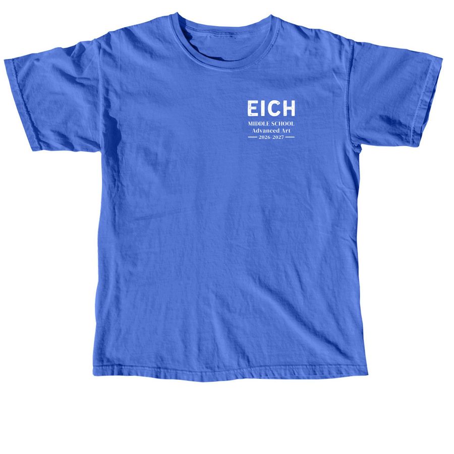 26/27 Advanced Art, a Flo Blue Comfort Colors Unisex Tee