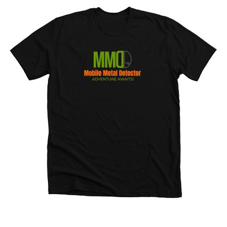 the Mobile Metal Detector, a Solid Black Blend Premium Unisex Tee