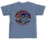 Aquafest Shirts, a Blue Jean Comfort Colors Unisex Tee (back-view)