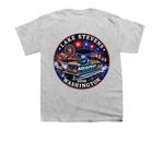 Aquafest Shirts, a Sport Grey Youth Unisex Tee (back-view)