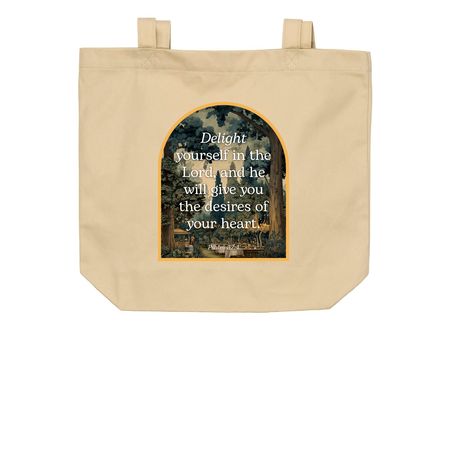 Awaken Delight Tote, a Oyster Organic Cotton Tote Bag