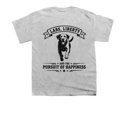 Labs, Liberty and the Pursuit of Happiness, a Sport Grey Youth Unisex Tee