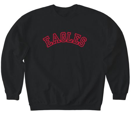 Classic Eagles Spirit Wear, a Black Softstyle Crewneck Sweatshirt