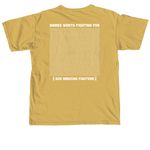 Childhood Cancer Awareness 2026 - OAF Shirts&nbsp;, a Mustard Comfort Colors Unisex Tee (back-view)
