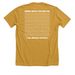 Childhood Cancer Awareness 2026 - OAF Shirts&nbsp;, a Heather Mustard Premium Unisex Tee (back-view)