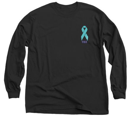 Suicide prevention awareness&nbsp;, a Black Classic Long Sleeve Tee