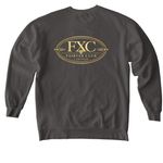 Gold Merch, a Pepper Comfort Colors Crewneck Sweatshirt (back-view)