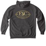 Gold Merch, a Pepper Comfort Colors Pullover Hoodie (back-view)