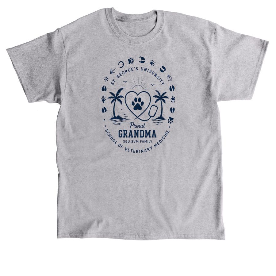 Training a Vet, Supported by Grandma, a Sport Grey Classic Unisex Tee