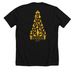 The Nutcracker Tree, a Solid Black Blend Premium Unisex Tee (back-view)
