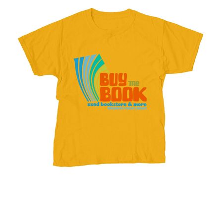 Buy the Book - Light Color Styles, a Gold Youth Unisex Tee