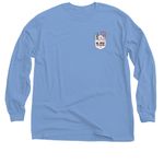 Nurse-IVF Supporter, a Carolina Blue Classic Long Sleeve Tee (back-view)