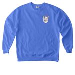 Nurse-IVF Supporter, a Flo Blue Comfort Colors Crewneck Sweatshirt (back-view)