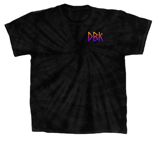 D.B.K. ☠ Black Tie Dye Tee