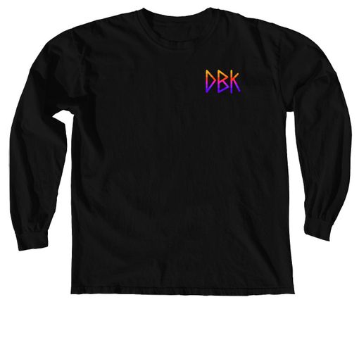 D.B.K. ☠ Black Comfort Colors Long Sleeve Tee