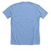 I Got me a Blue Collar Dad. The Man., a Heather Carolina Blue Premium Unisex Tee (back-view)
