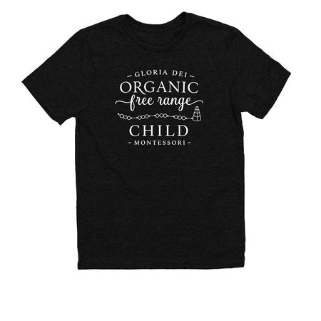 Uncaged Crew: Child, a Deep Black Allmade Youth Eco Triblend Tee