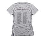 Ontelaunee Blossomfest 25M T-Shirt, a Dark Heather Grey Women's Slim Fit Tee (back-view)