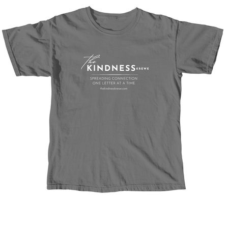 The Kindness Krewe, a Grey Comfort Colors Unisex Tee