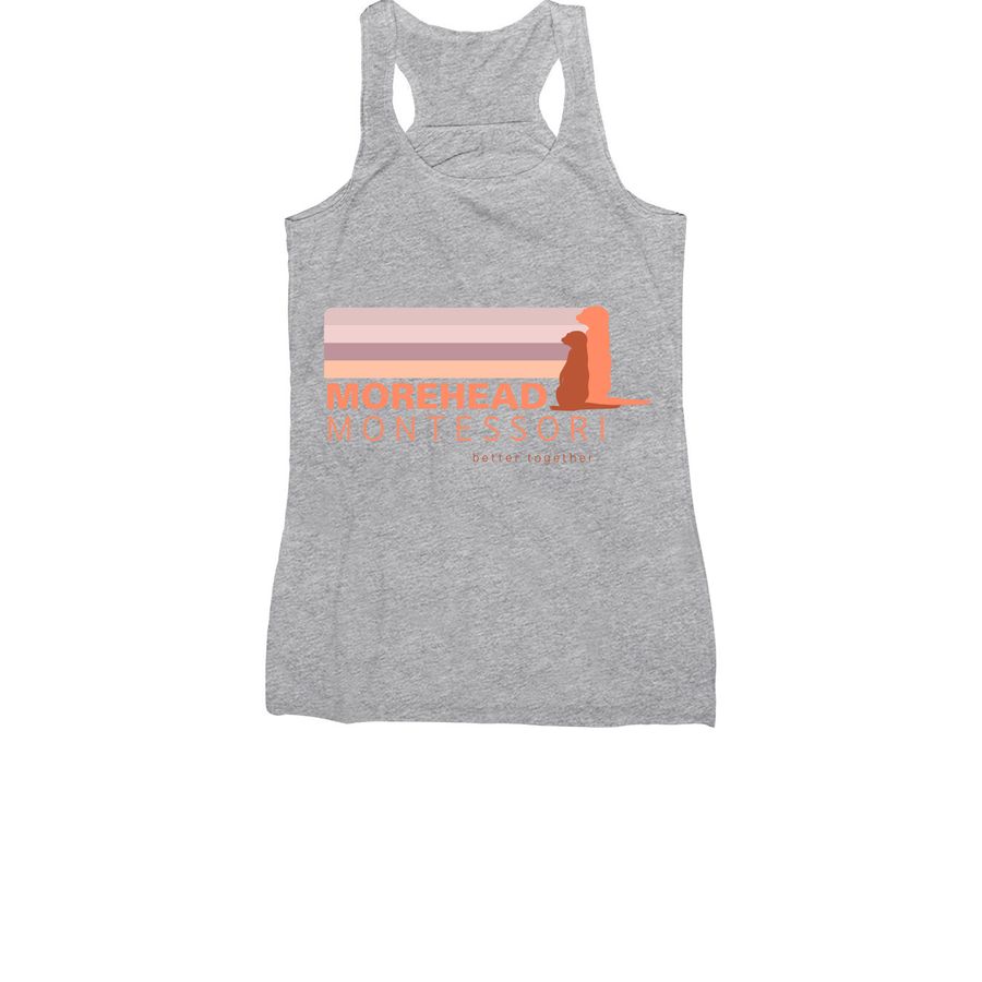 Meerkat Classic, a Athletic Heather Women's Racerback