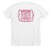 Everything's in Bloom at Rochambeau, a Solid White Blend Premium Unisex Tee (back-view)